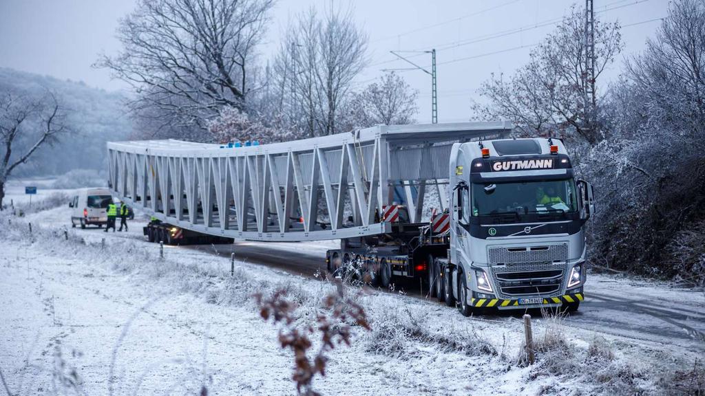 Brückentransport Edermünde