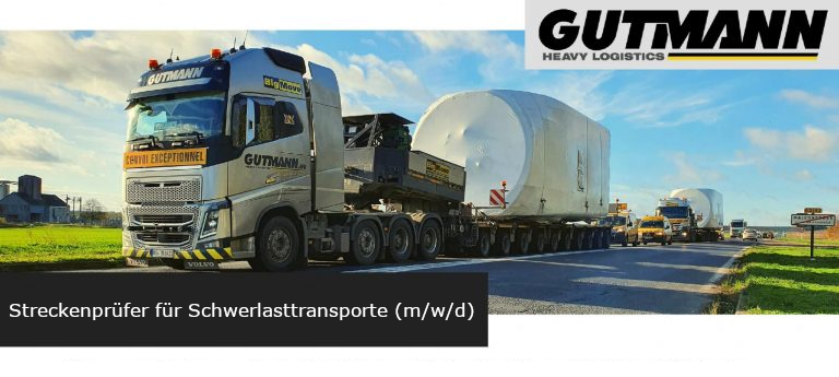 Streckenprüfer/in für Schwerlasttransporte (m/w/d)
